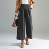 QYM 9532-Y高腰宽松毛呢阔腿裤气质厚款羊毛裤 商品缩略图0