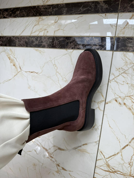 1027-5 一步到位‼️SW CELIA CHELSEA切尔西短靴 真实踩线拼接厚底 4cm中跟 能小跑一脚蹬 商品图9