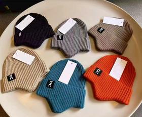 情侣款护耳帽！双层保暖针织厚实毛线帽