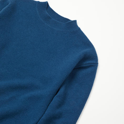 ROMI STUDIO澳大利亚美利奴羊毛丨冷雾兰复古套头毛衣 RWCAS66812 商品图3