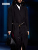 HIDEMI 大秀款进口羊毛长毛苏利V领极简廓形长款立裁西装权威大衣 商品缩略图2