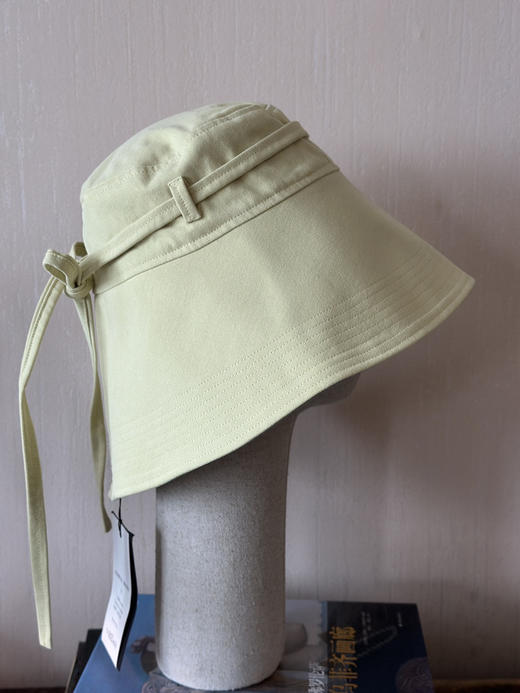 CHAMBARET 帽子M（双面可用) - 青草黄拼橄榄色 商品图5