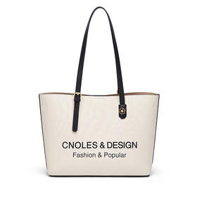 蔻一Cnoles 大容量百搭女士单肩托特包4846024