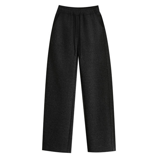 QYM 9535-Y松紧高腰直筒休闲裤宽松阔腿裤 商品图4