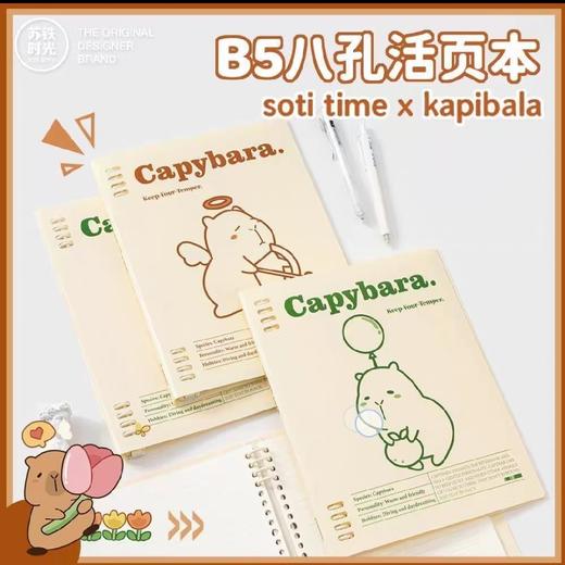 苏铁时光活页夹/B5/水豚居居 商品图2