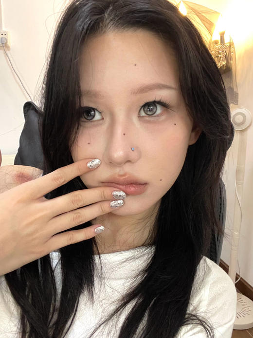 puppbuli半年抛 少女教徒 紫/星野川子 灰/格子裙摆 巧 14.0-14.5mm 商品图1