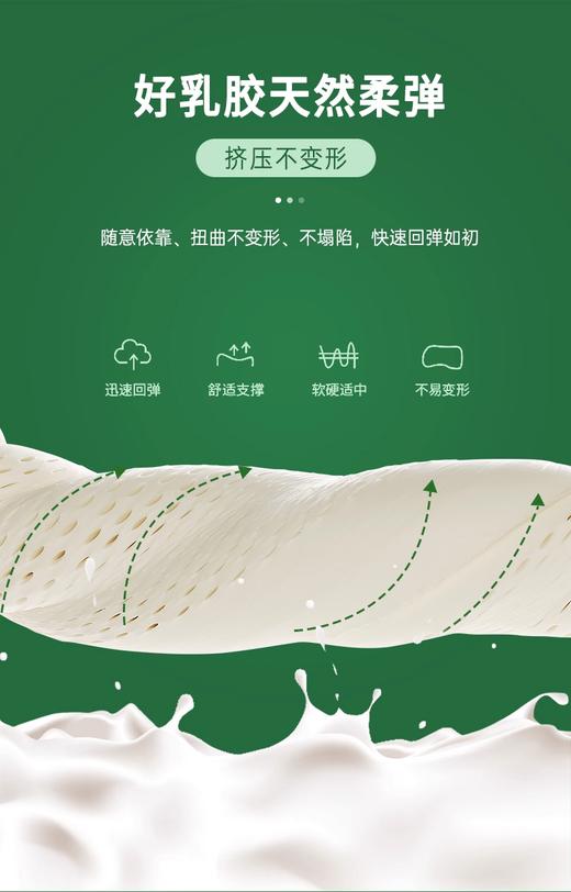 【春上新】10楼 安睡宝 针织透气乳胶枕-成人款 40*60*10/8cm 吊牌价999元/只 活动价299元/只 商品图5