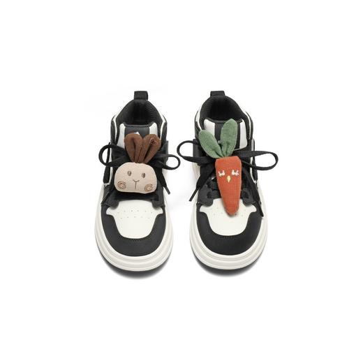 BF楼百丽童鞋高帮休闲板鞋软底女大童2025冬季新款运动休闲鞋V5118D预 商品图1