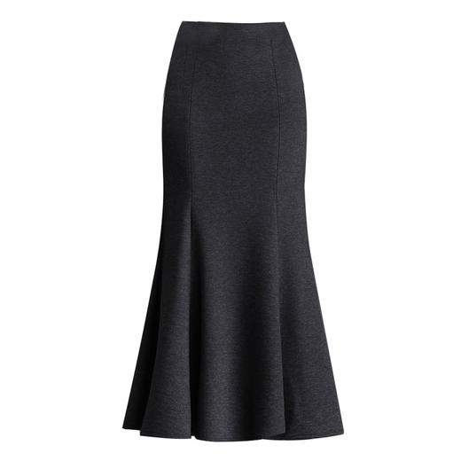 QYM 2566-Y奥粒绒鱼尾裙中长款包臀裙时尚气质半身裙 商品图4