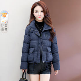 QYM B9803-1-Y小个子云绒棉服加厚保暖棉衣外套