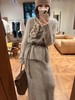 PIAN AI冷小姐# 2色羊毛拉毛毛衣套装 商品缩略图1