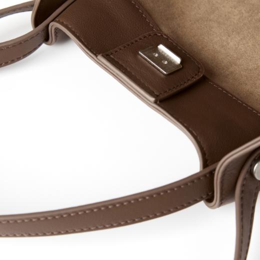 ROMI STUDIO 首饰袋 羊京绒头层牛皮大容量手提托特包RWCAP06482 商品图5