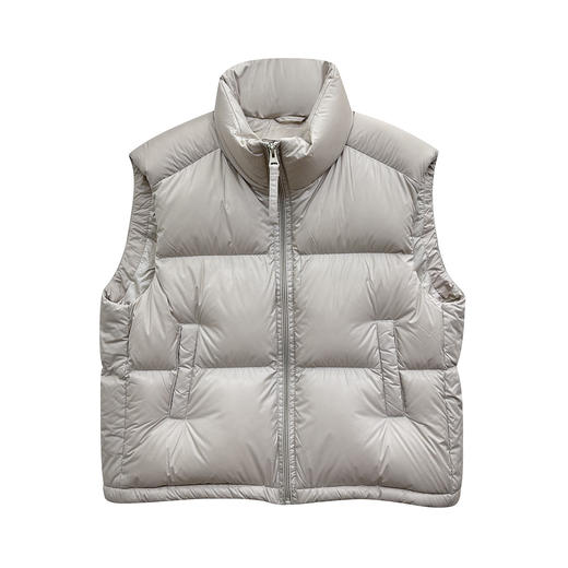 丁摩 羽绒马甲女秋冬新品韩版百搭加厚90白鸭绒保暖无袖短外套5ZF-891 商品图4