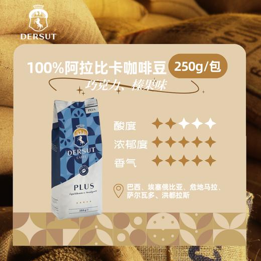 DERSUT伯爵精选咖啡豆意大利原装进口咖啡豆250g 商品图0
