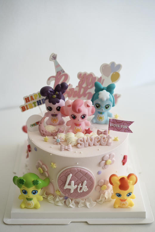 主题奶油蛋糕 | 鲜果原味奶油 - 粉红萌可 商品图0