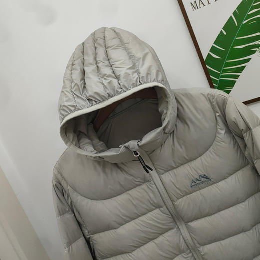 丁摩 大码欧美排骨羽绒服女秋冬时尚连帽轻薄90白鸭绒保暖外套5ZF-10272 商品图1