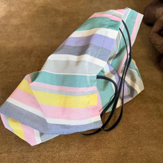 ROMI STUDIO 首饰袋 “彩虹包”羊皮革饰边网面手提包RWCLP36805 商品图2