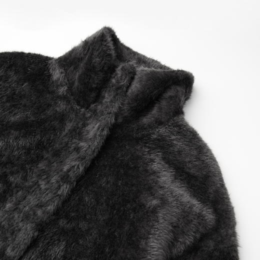 ROMI STUDIO“进口羊皮”柔韧时尚随性奢贵宽松立领皮草 RWCWW06851 商品图3