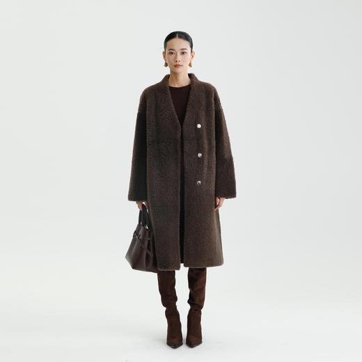 卡莉朵拉羊毛皮大衣C28D7943 商品图0