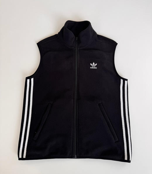 原单三叶草毛绒保暖运动马甲背心 商品图6