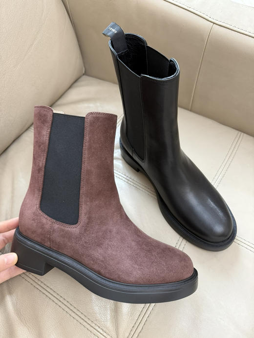 1027-5 一步到位‼️SW CELIA CHELSEA切尔西短靴 真实踩线拼接厚底 4cm中跟 能小跑一脚蹬 商品图3