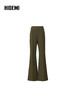 HIDEMI 显瘦中高腰喇叭长裤神裤 军绿色/咖啡色/黑色 商品缩略图7