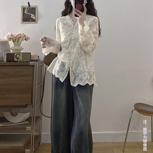 裁缝学苑AS590复古马甲蕾丝衬衫纸样牛仔裤花边套装女装样板 商品图3