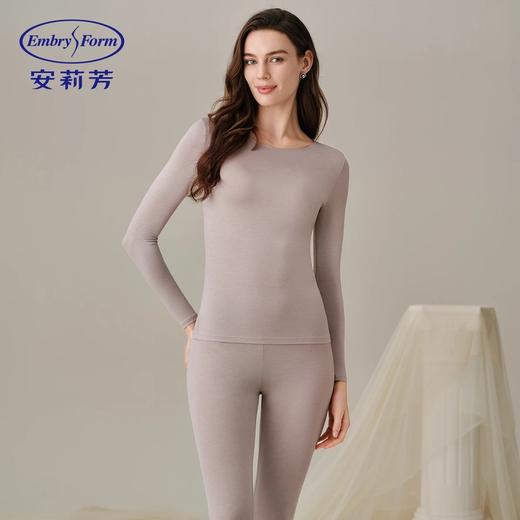 主推款丨安莉芳 25年秋冬新款再生纤维圆领女打底套装EDW1152 商品图1