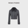 ROMI STUDIO水貂皮草毛领澳洲羊毛短款夹克毛呢外套RWCWWG6553【可拆卸水貂毛领】 商品缩略图1