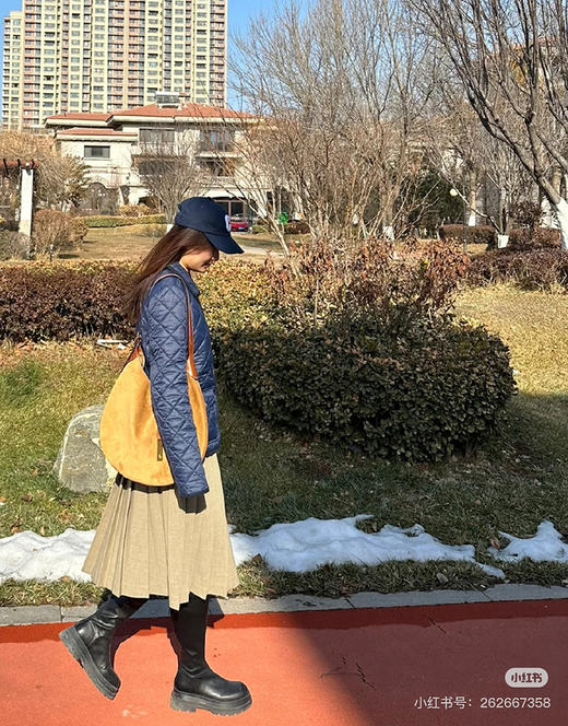 预售！RLの保真~！3K+马标刺绣！老钱风夹棉外套.绗缝菱格薄棉服 商品图9