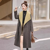 拼色双面呢羊毛大衣，显瘦宽松气质呢子外套HR-ASLZ8529 商品缩略图3