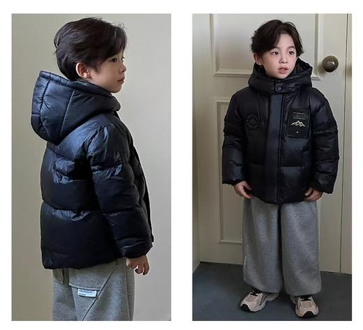 品牌去标发货儿童黑钻鹅绒羽绒服亏本秒杀 商品图6