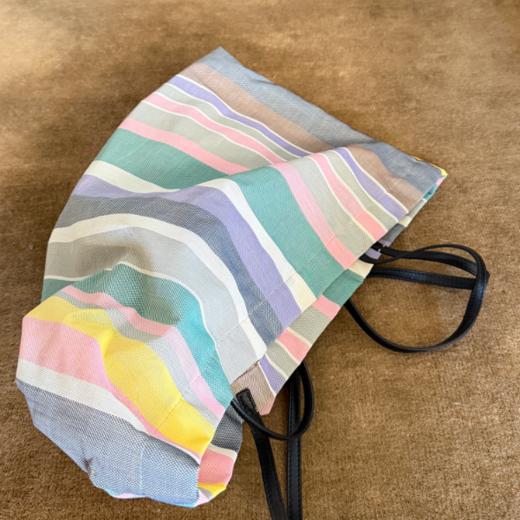 ROMI STUDIO 首饰袋 “彩虹包”羊皮革饰边网面手提包RWCLP36805 商品图1