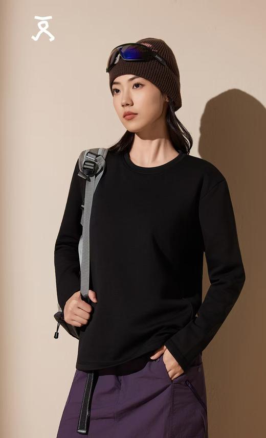 男女同款可机洗90鹅绒保暖超轻液态T恤羽绒长袖T 商品图11