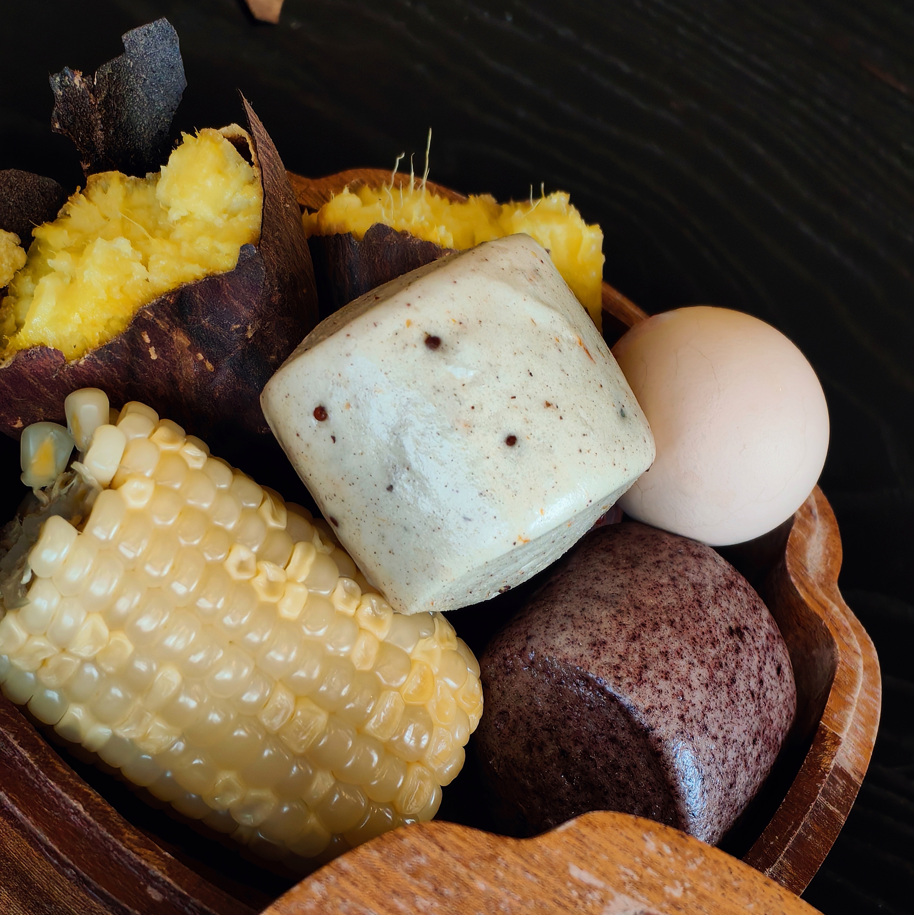 [屁侠推荐]凰麦穗 五黑五红馒头 添加20%铁棍山药 10种粗粮食材 宣软麦香浓 家人的健康早餐 