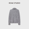 ROMI STUDIO“”康宝莱牦牛绒””飘片领奢柔哑光套头毛织 RWCAS86835 商品缩略图1