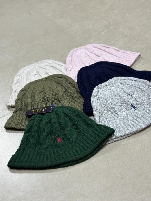 G597郑秀晶同款POLO拉夫#劳伦针织渔夫帽 商品图2