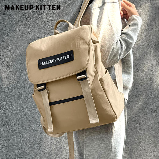 MAKEUP KITTEN 双肩包包女新款男大学生上课书包通勤旅游5126481 商品图2