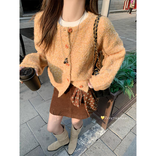 <曾小咸推荐>韩系毛衣开衫秋冬季 商品图2