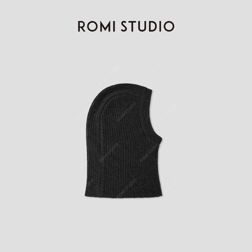 ROMI STUDIO“温暖过冬”羊毛混纺细密螺纹巴拉克拉法帽 RWCAP66703 商品图1