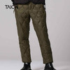 [少量]TAION男女款军事风轻量羽绒长裤宽松阔腿保暖130LSTDML-1 商品缩略图0