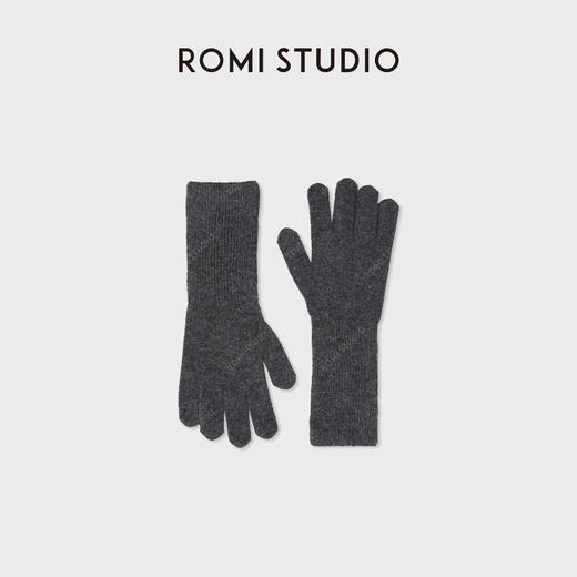 ROMI STUDIO“羊毛手套”7针羊毛加厚保暖弹力平纹手套RWCWP06869 商品图0