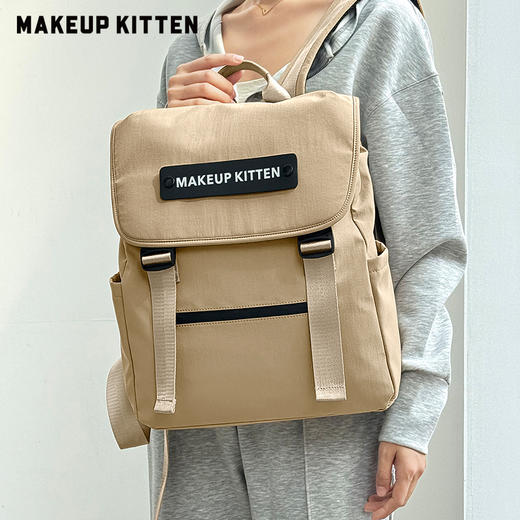 MAKEUP KITTEN 双肩包包女新款男大学生上课书包通勤旅游5126481 商品图3