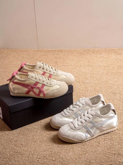 无敌好看👟增高4cm~【内增高拼色德训鞋】定制牛反绒+丝绸布面料，细腻柔软；定制丝绸布内里，吸湿排汗；橡胶大底，防滑耐磨；WD 商品图1