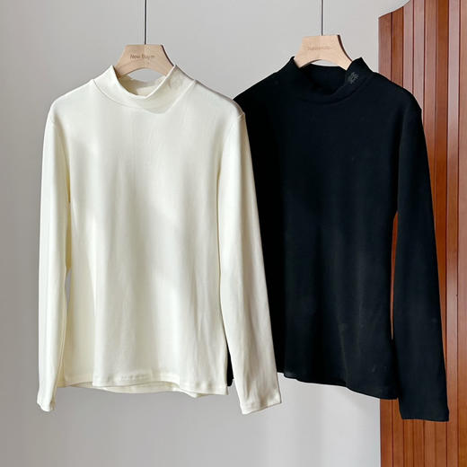 可L女士半高领 德绒打底衫10.25 商品图1