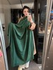 驴家Monogram绿色丝巾围巾披肩 商品缩略图5