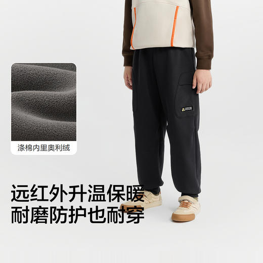 【商场同款】巴拉巴拉童装儿童裤子男童加绒长裤2025冬新款束脚裤 商品图3