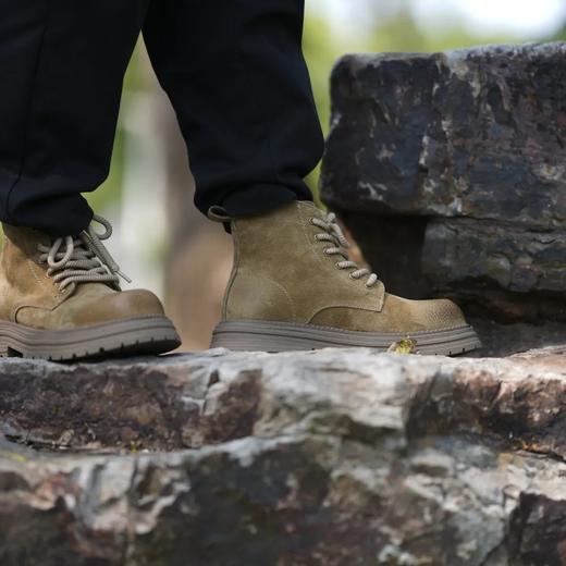 外贸单！型男入！秋冬猪八皮工装鞋！男女同款 商品图0