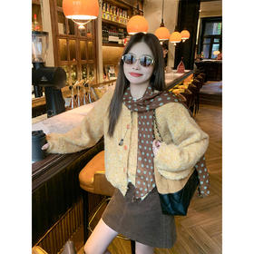 <曾小咸推荐>韩系毛衣开衫秋冬季