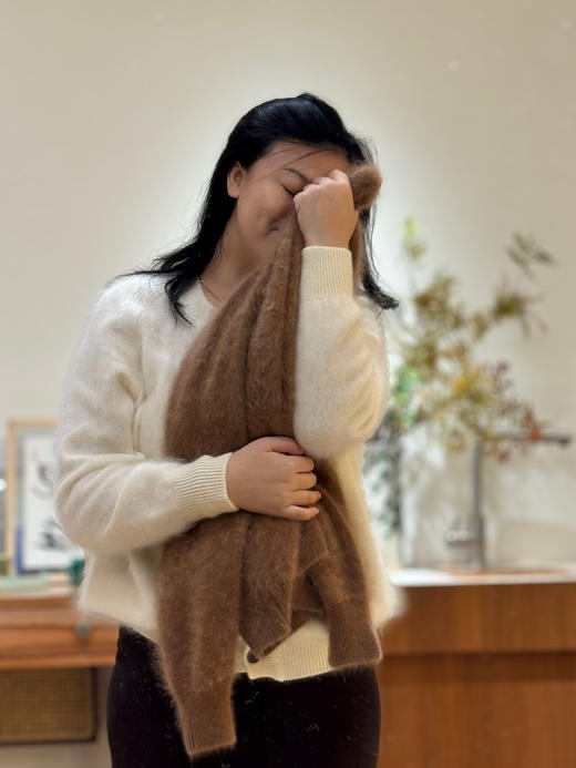   红莲 羊绒拉绒纽扣女开衫 JHL-22877「Ic*cle之*禾同款」 商品图2